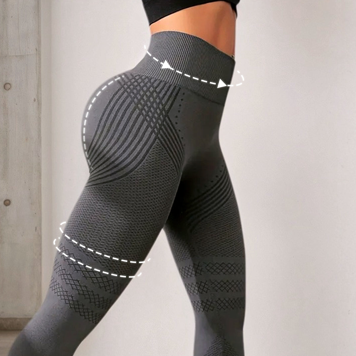 Leggings mit 3D-Anti-Cellulite-Effekt