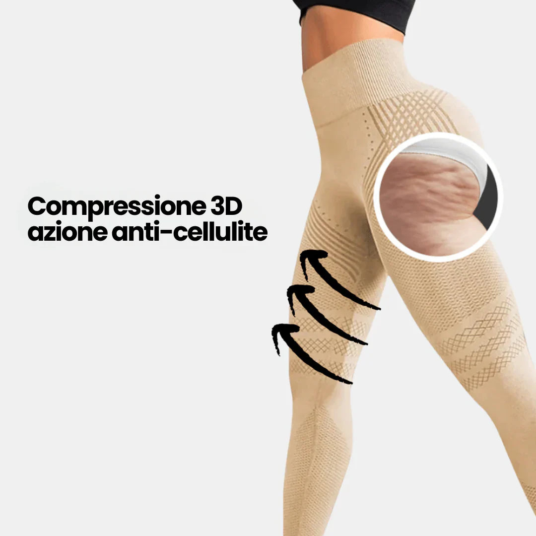 Leggings mit 3D-Anti-Cellulite-Effekt
