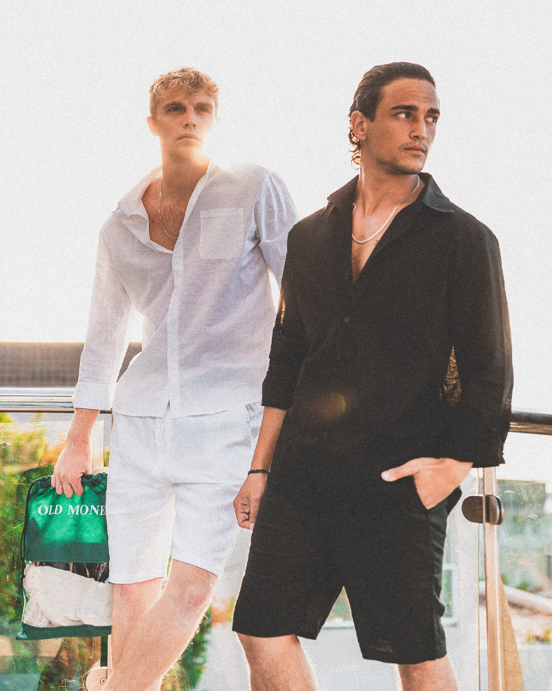 Casablanca – Premium-Leinenshorts