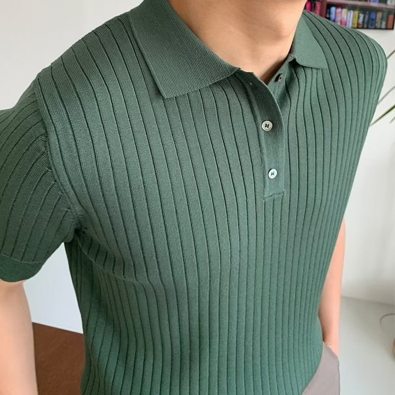 GIMCHEON Strick-Poloshirt