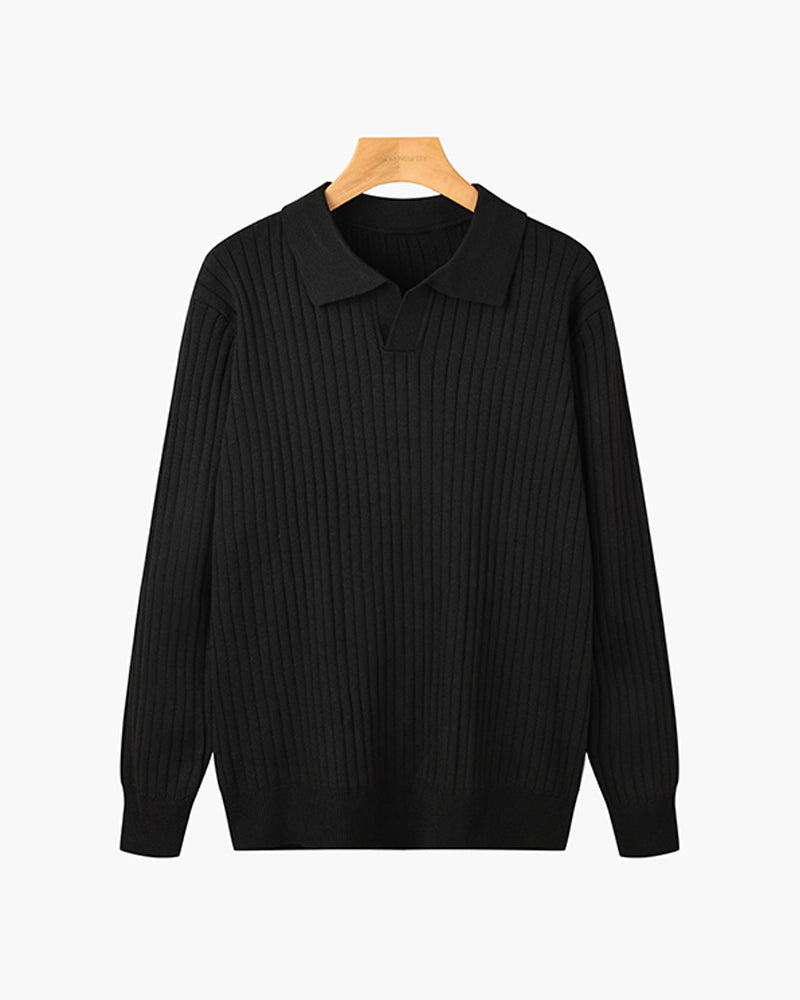 SUWON V-Ausschnitt Polo