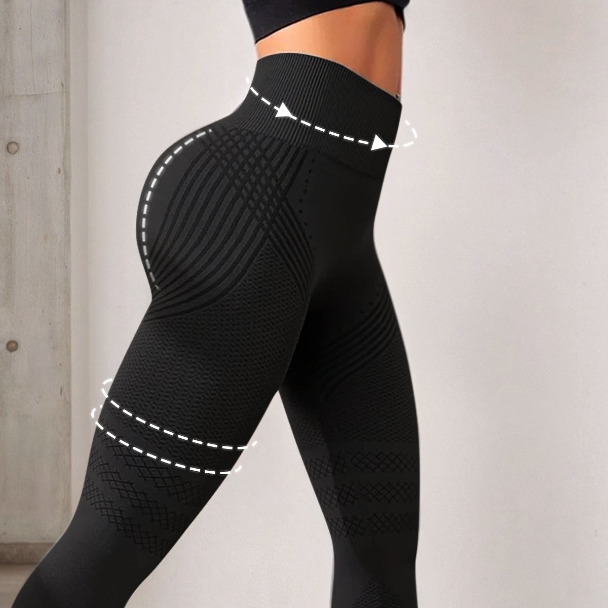 Leggings mit 3D-Anti-Cellulite-Effekt
